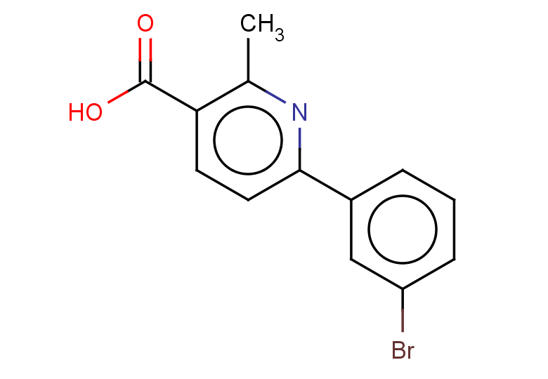 6-(3-bromophenyl)-2-methylpyridine-3-carboxylic acid