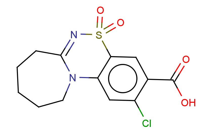 4-chloro-8,8-dioxo-8lambda6-thia-1,9-diazatricyclo[8.5.0.0,2,7]pentadeca-2(7),3,5,9-tetraene-5-carboxylic acid