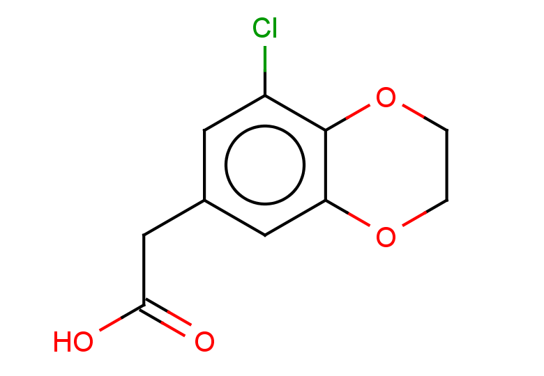 2-(8-chloro-2,3-dihydro-1,4-benzodioxin-6-yl)acetic acid