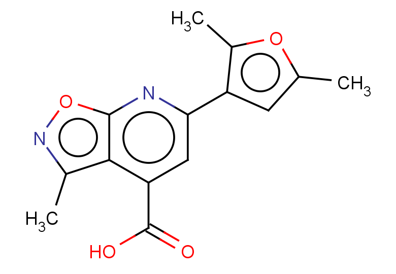 6-(2,5-dimethylfuran-3-yl)-3-methyl-[1,2]oxazolo[5,4-b]pyridine-4-carboxylic acid