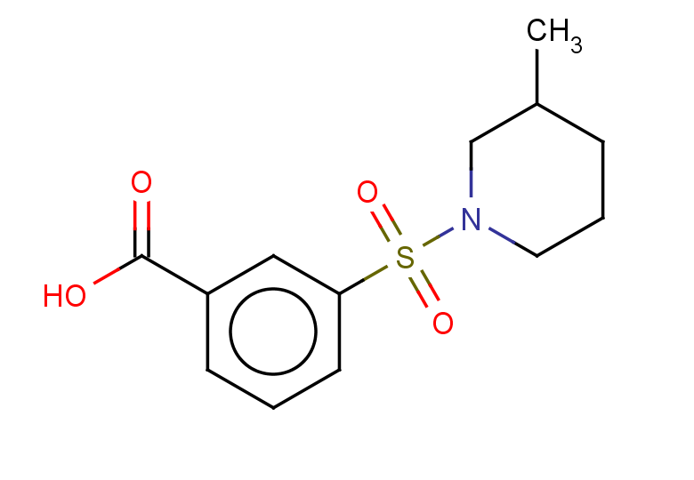 3-[(3-methylpiperidin-1-yl)sulfonyl]benzoic acid