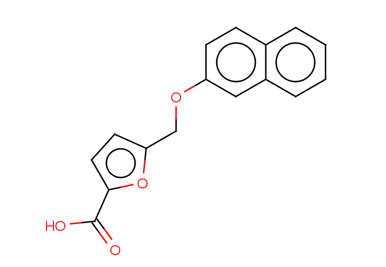 5-[(naphthalen-2-yloxy)methyl]furan-2-carboxylic acid