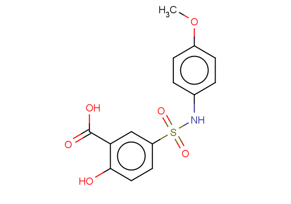 2-hydroxy-5-[(4-methoxyphenyl)sulfamoyl]benzoic acid