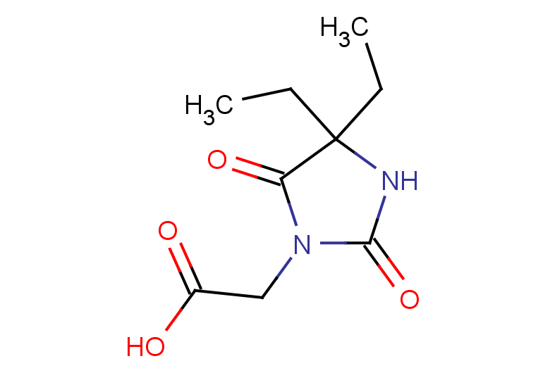 2-(4,4-diethyl-2,5-dioxoimidazolidin-1-yl)acetic acid