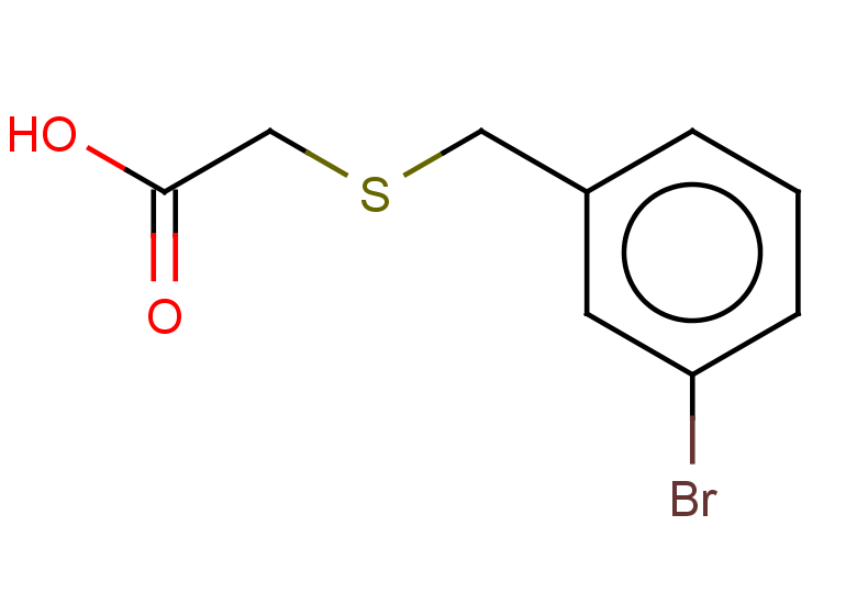 2-{[(3-bromophenyl)methyl]sulfanyl}acetic acid