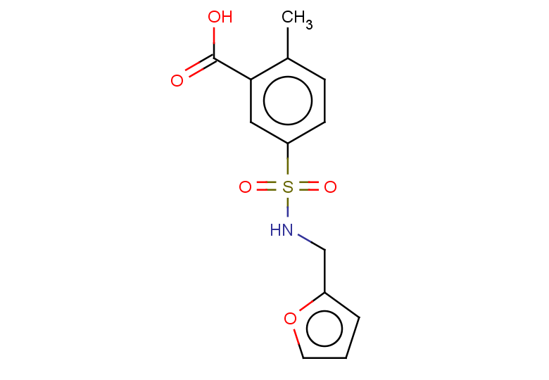5-[(furan-2-ylmethyl)sulfamoyl]-2-methylbenzoic acid