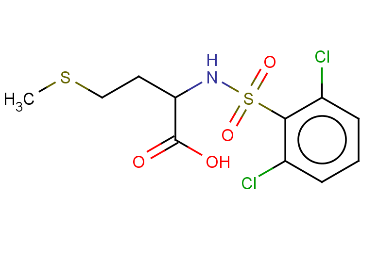 2-(2,6-dichlorobenzenesulfonamido)-4-(methylsulfanyl)butanoic acid