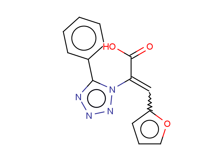 3-(furan-2-yl)-2-(5-phenyl-1H-1,2,3,4-tetrazol-1-yl)prop-2-enoic acid