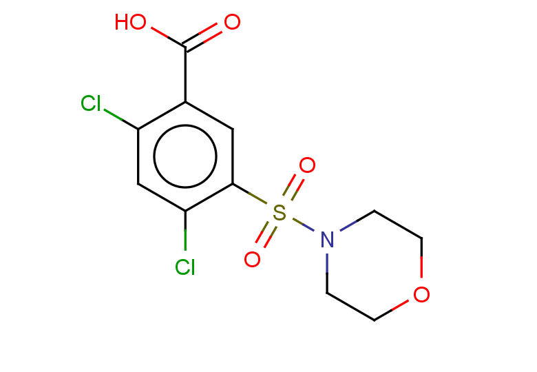 2,4-dichloro-5-(morpholine-4-sulfonyl)benzoic acid
