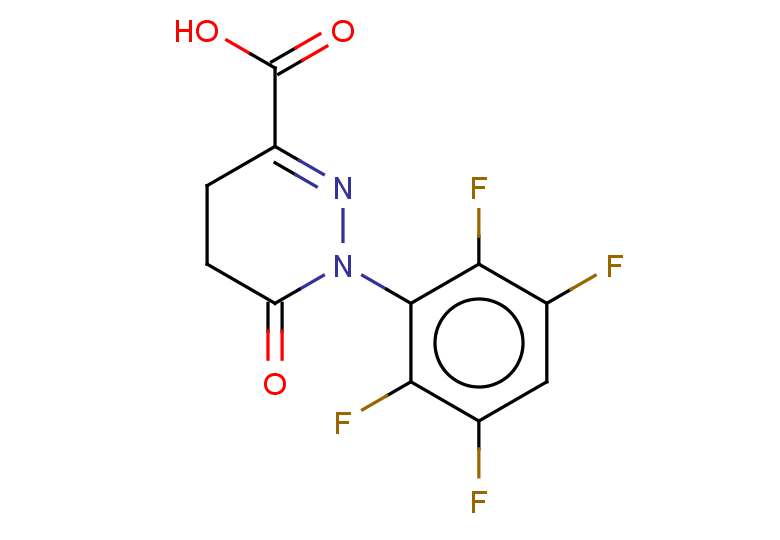 6-oxo-1-(2,3,5,6-tetrafluorophenyl)-1,4,5,6-tetrahydropyridazine-3-carboxylic acid