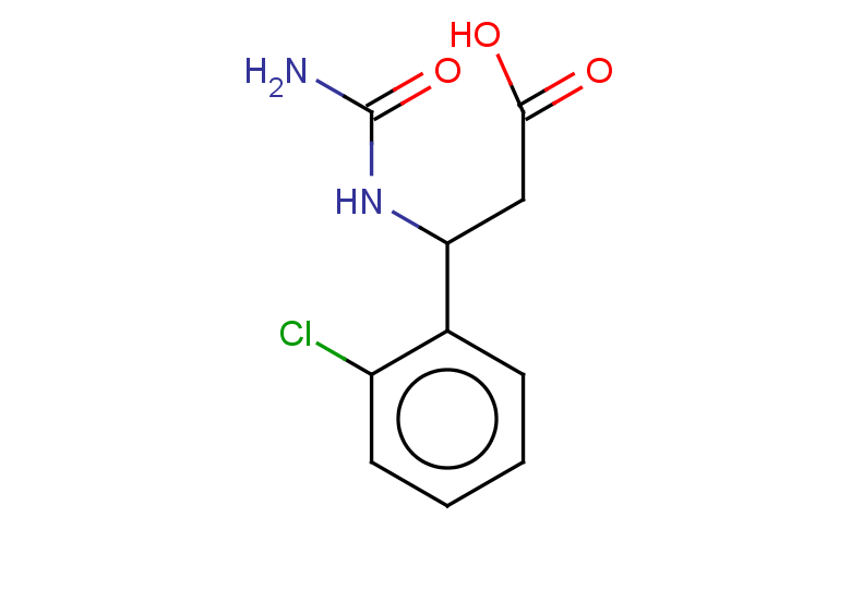 3-(carbamoylamino)-3-(2-chlorophenyl)propanoic acid