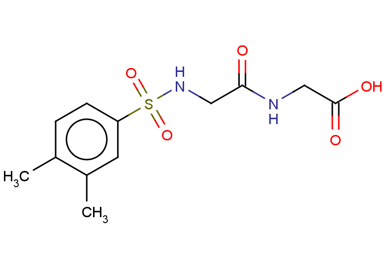 2-[2-(3,4-dimethylbenzenesulfonamido)acetamido]acetic acid