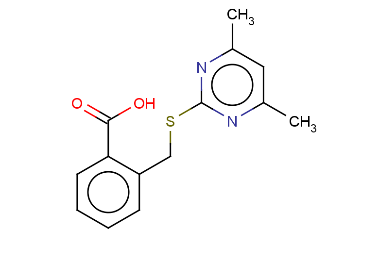 2-{[(4,6-dimethylpyrimidin-2-yl)sulfanyl]methyl}benzoic acid