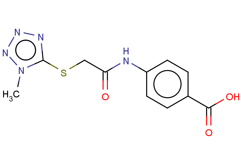 4-{2-[(1-methyl-1H-1,2,3,4-tetrazol-5-yl)sulfanyl]acetamido}benzoic acid