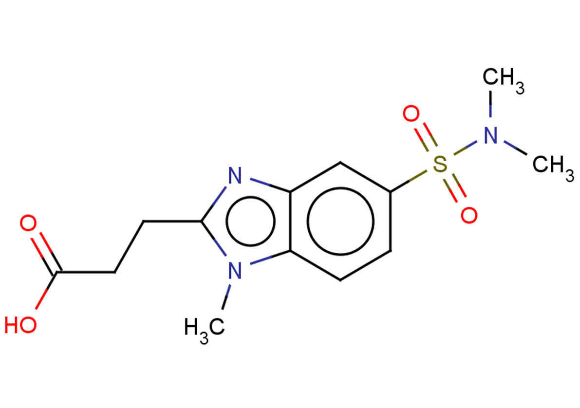 3-[5-(dimethylsulfamoyl)-1-methyl-1H-1,3-benzodiazol-2-yl]propanoic acid