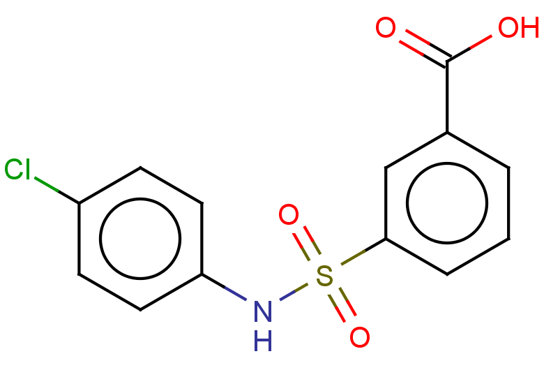 3-[(4-chlorophenyl)sulfamoyl]benzoic acid
