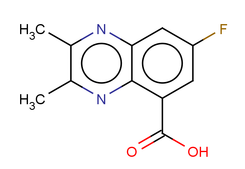 7-fluoro-2,3-dimethylquinoxaline-5-carboxylic acid