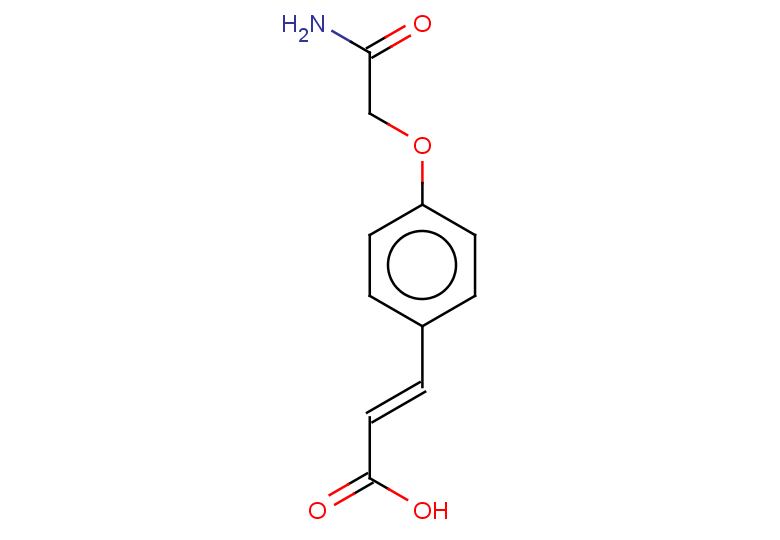 (2E)-3-[4-(carbamoylmethoxy)phenyl]prop-2-enoic acid