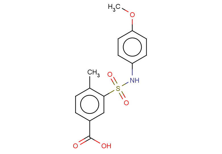 3-[(4-methoxyphenyl)sulfamoyl]-4-methylbenzoic acid