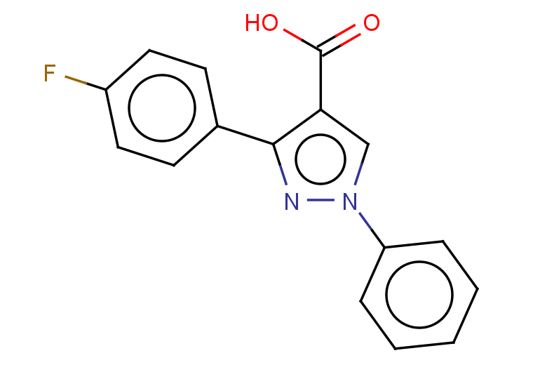 3-(4-fluorophenyl)-1-phenyl-1H-pyrazole-4-carboxylic acid