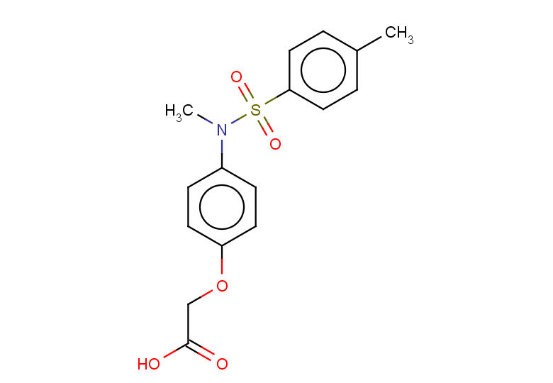 2-[4-(N-methyl4-methylbenzenesulfonamido)phenoxy]acetic acid