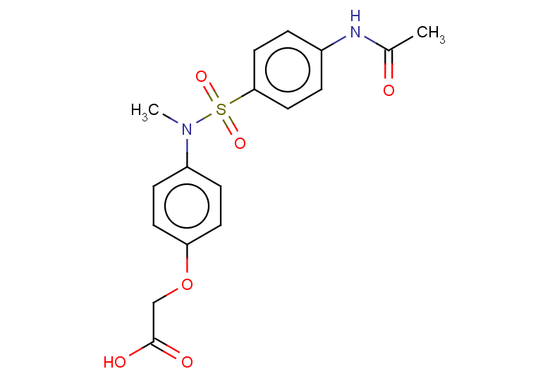 2-[4-(N-methyl4-acetamidobenzenesulfonamido)phenoxy]acetic acid