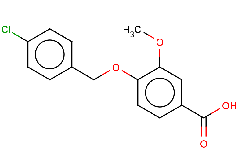 4-[(4-chlorophenyl)methoxy]-3-methoxybenzoic acid