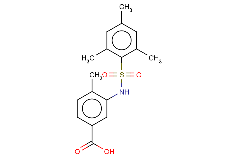 4-methyl-3-(2,4,6-trimethylbenzenesulfonamido)benzoic acid