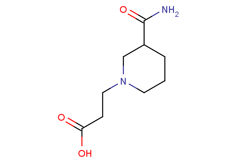 3-(3-carbamoylpiperidin-1-yl)propanoic acid