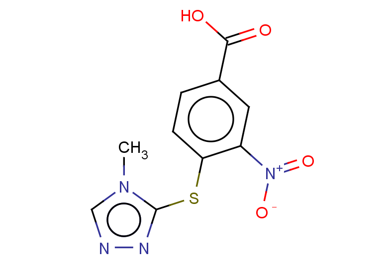 4-[(4-methyl-4H-1,2,4-triazol-3-yl)sulfanyl]-3-nitrobenzoic acid
