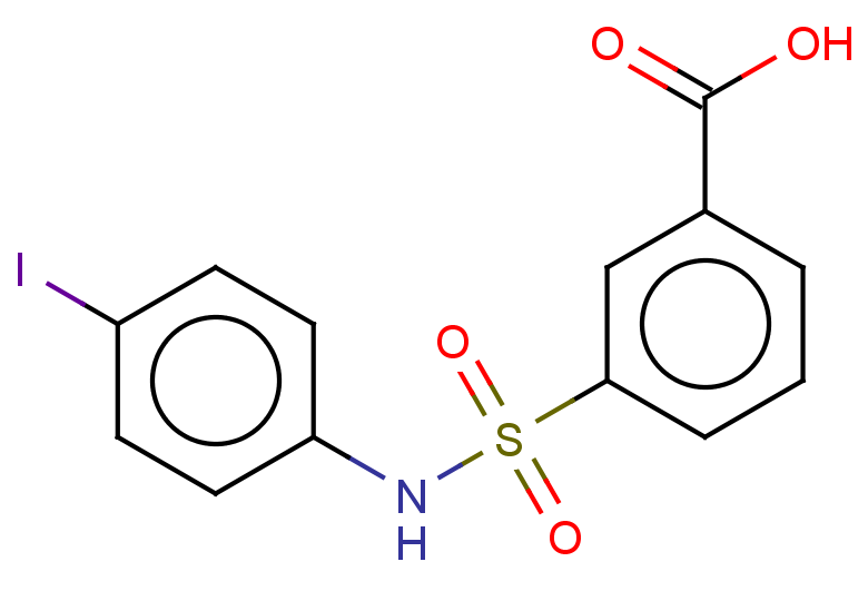 3-[(4-iodophenyl)sulfamoyl]benzoic acid