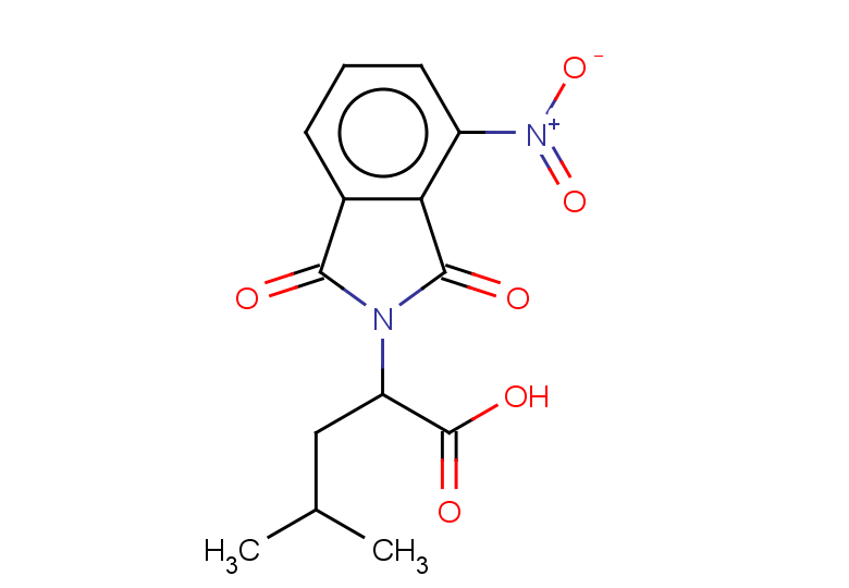 4-methyl-2-(4-nitro-1,3-dioxo-2,3-dihydro-1H-isoindol-2-yl)pentanoic acid