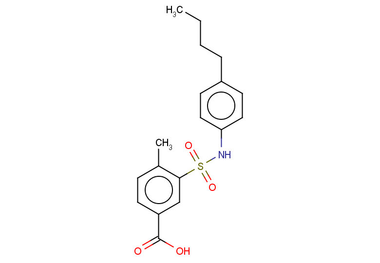 3-[(4-butylphenyl)sulfamoyl]-4-methylbenzoic acid