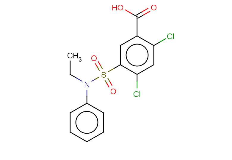 2,4-dichloro-5-[ethyl(phenyl)sulfamoyl]benzoic acid