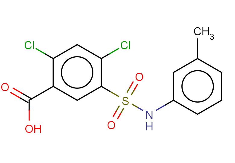 2,4-dichloro-5-[(3-methylphenyl)sulfamoyl]benzoic acid