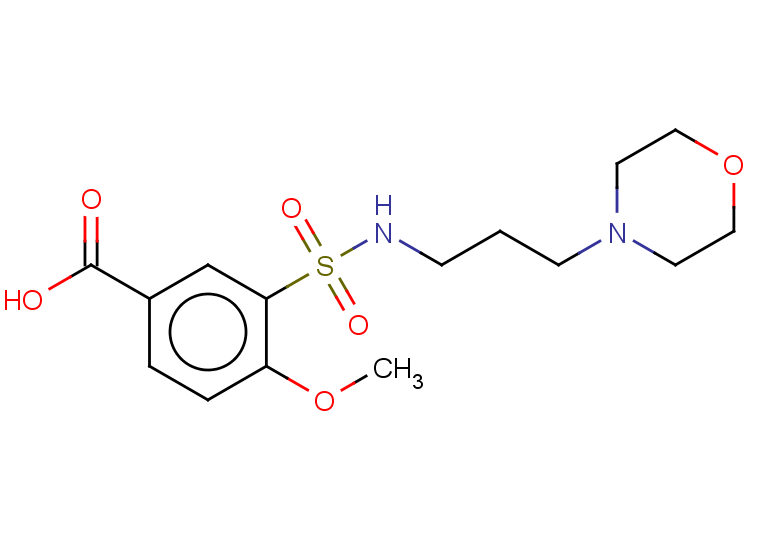 4-methoxy-3-{[3-(morpholin-4-yl)propyl]sulfamoyl}benzoic acid