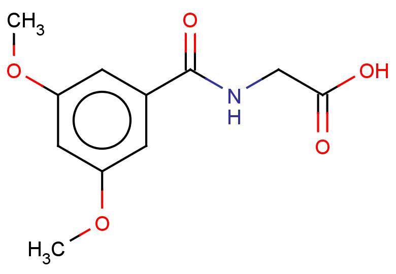 2-[(3,5-dimethoxyphenyl)formamido]acetic acid