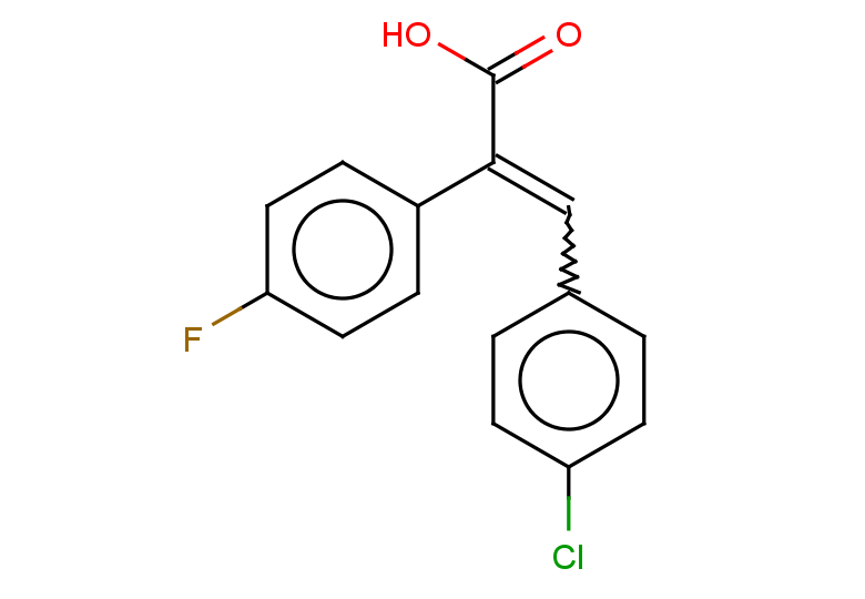 3-(4-chlorophenyl)-2-(4-fluorophenyl)prop-2-enoic acid