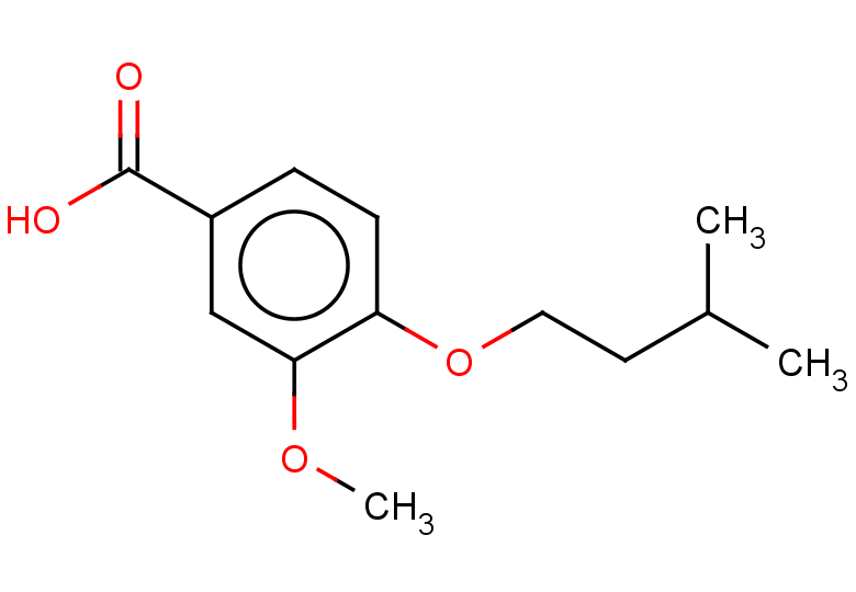 3-methoxy-4-(3-methylbutoxy)benzoic acid