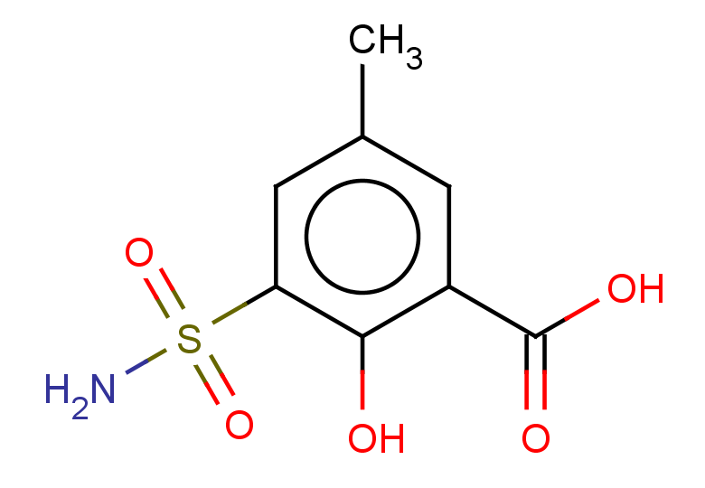 2-hydroxy-5-methyl-3-sulfamoylbenzoic acid