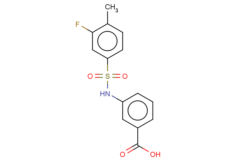 3-(3-fluoro-4-methylbenzenesulfonamido)benzoic acid