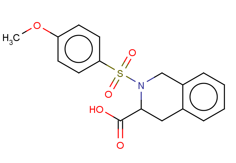 2-(4-methoxybenzenesulfonyl)-1,2,3,4-tetrahydroisoquinoline-3-carboxylic acid