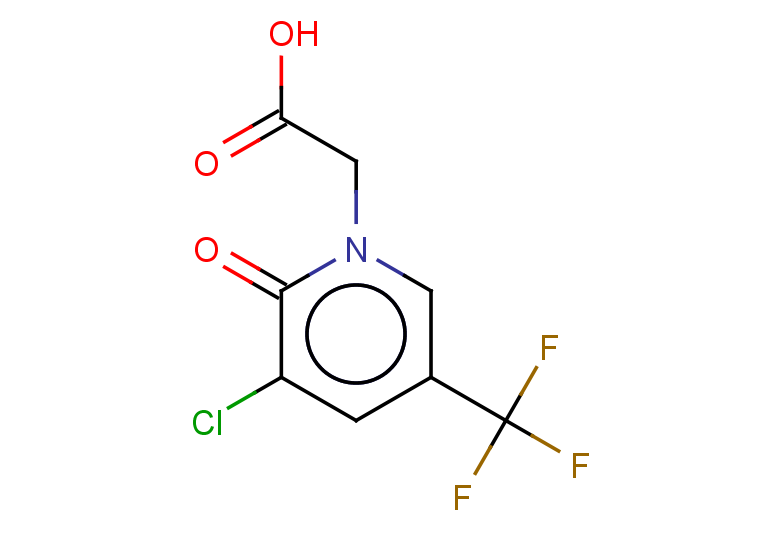 2-[3-chloro-2-oxo-5-(trifluoromethyl)-1,2-dihydropyridin-1-yl]acetic acid