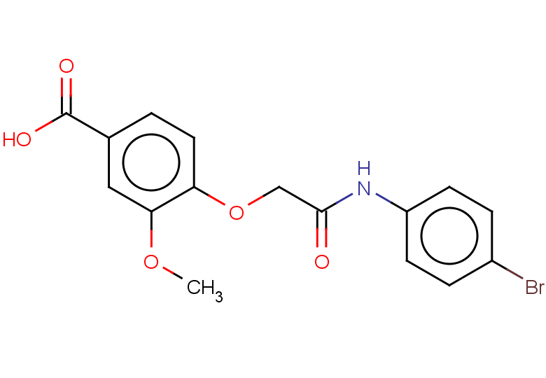4-{[(4-bromophenyl)carbamoyl]methoxy}-3-methoxybenzoic acid