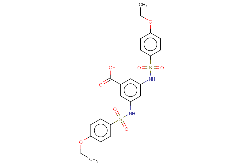 3,5-bis(4-ethoxybenzenesulfonamido)benzoic acid