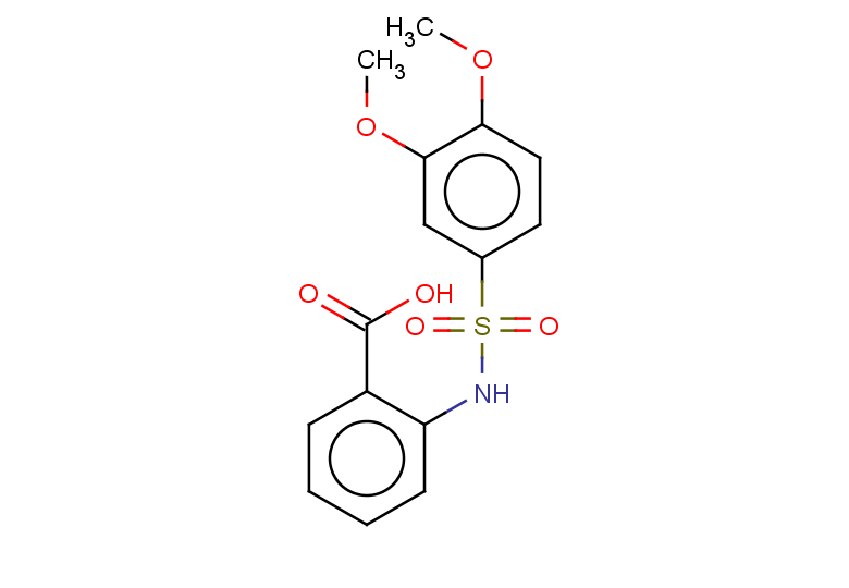 2-(3,4-dimethoxybenzenesulfonamido)benzoic acid