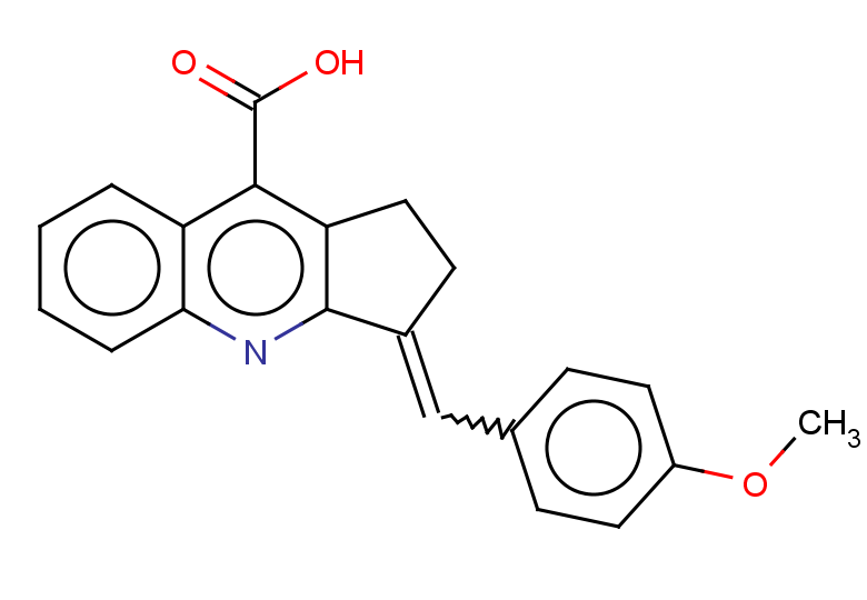 3-[(4-methoxyphenyl)methylidene]-1H,2H,3H-cyclopenta[b]quinoline-9-carboxylic acid
