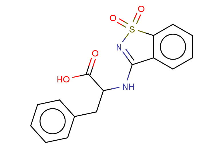 2-[(1,1-dioxo-1lambda6,2-benzothiazol-3-yl)amino]-3-phenylpropanoic acid