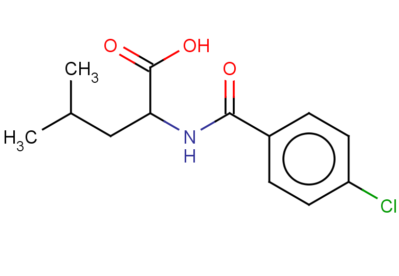 2-[(4-chlorophenyl)formamido]-4-methylpentanoic acid