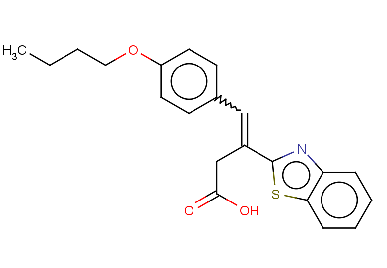 3-(1,3-benzothiazol-2-yl)-4-(4-butoxyphenyl)but-3-enoic acid